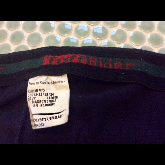 WOMENS TUFF RIDER BREECHES Size 24 - Picture 5 of 8